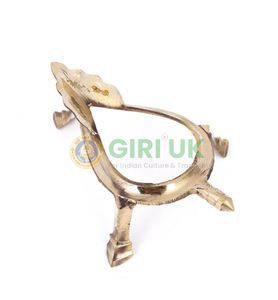 Brass Shankh Stand - 2.5 inch