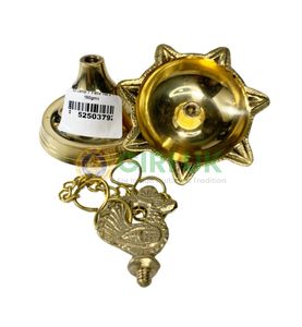 Traditional 7-face brass lamp (detachable)