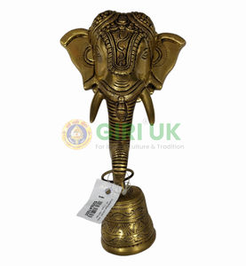 Brass Bell - Elephant design - 11 inch