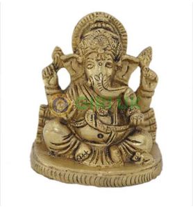 Antique Finish Ganesha statue