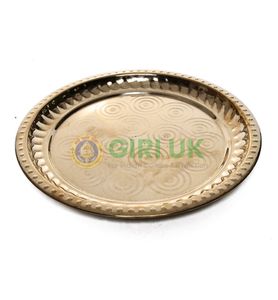 Brass Plate with rings 280 Gms