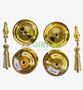 Kerala Lamp Round AKP - Brass - 7 Inch