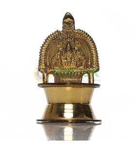 Kamakshi Vilakku - Brass with Gold finish