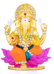 Prince Ganesha - Stone - Meena - 3 Inch