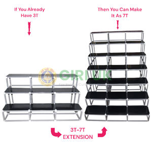 3 Steps 3-Width Triple Frame Golu Padi to 7 Steps 3-Width Triple Frame Golu Padi Extension (3T-7T)