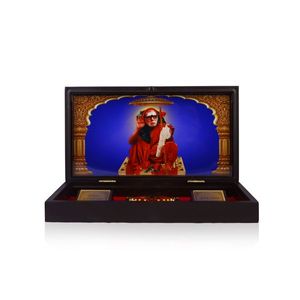 Maha Periyava with Sri Padham Box - Big Print