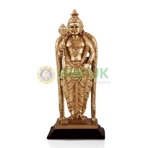 Murugan Idol - 10 Inches | Karthikeya Subrahmanya Swamy Statue for Home/ Polyresin Material