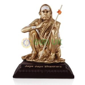 Maha Periyava Sitting Position -7.5 Inch | Showpiece for Home & Office Decor/ Gifts