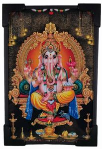 God Vinayagar picture - 6 x 4 inches