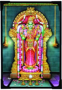 Sri Abirami Devi Picture - 6 x 4 inches