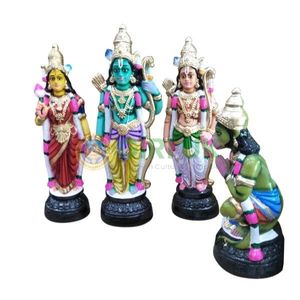 Ramar Set- 13 Inch | Giri Golu Doll/ Paper Mache/ Navratri Bommai/ Gifts/ Showpiece