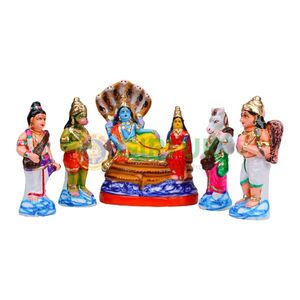 Vaikuntam Set- 8.5 Inch | Giri Golu Doll/ Clay/ Navratri Bommai/ Gifts/ Showpiece