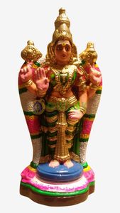 Vishnu Durga - Clay - 15 Inch