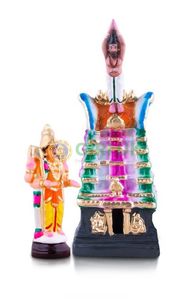 Adi Shankara with 4 Disciples Set - 8.5 Inch | Giri Golu Doll/ Paper Mache/ Shankaracharya/ Navratri Bommai