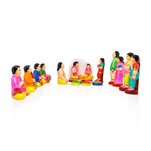 Upanayanam Set - 9 Inches | Giri Golu Doll/ Clay/ Sandhyavandanam/ Navratri Bommai/ Showpiece