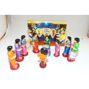 Birthday Set | Giri Golu Doll/ Clay/ Navratri Bommai/ Gifts/ Showpiece