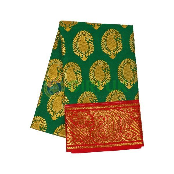 Amman Saree Devi Durga Sari Zari Border Deity Dress Online 4 meters