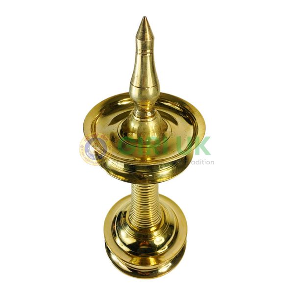 Nilavilakku Kerala Brass Oil Lamp for Pooja at Home, Office or