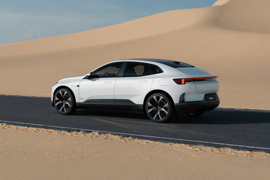 Rear Cross Side View of Polestar 4 Rear Cross Side View of Polestar 4