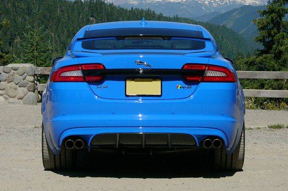 Full Rear View of Jaguar XFR S Full Rear View of Jaguar XFR S