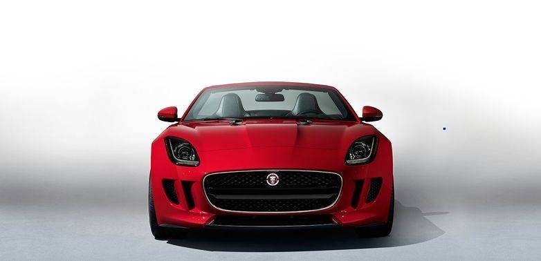 Full Front View of F Type S Convertible Full Front View of F Type S Convertible