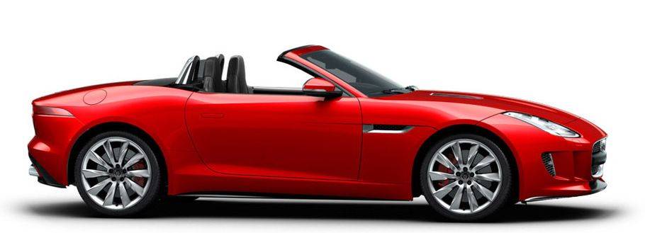 F Type R Convertible Side view F Type R Convertible Side view