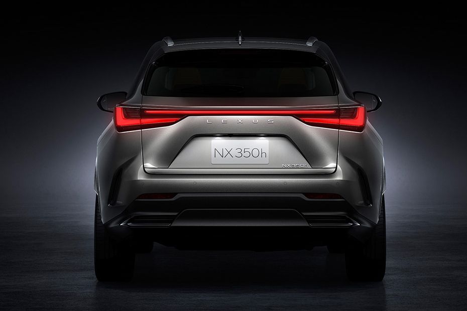 Rear Medium View of Lexus NX Hybrid (2022-2024) Rear Medium View of Lexus NX Hybrid (2022-2024)