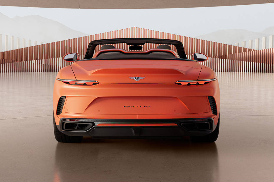 Full Rear View of Bentley Batur Full Rear View of Bentley Batur