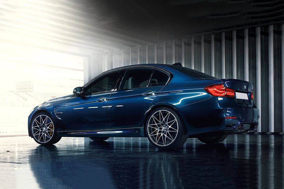 Rear Cross View of BMW M3 Sedan Rear Cross View of BMW M3 Sedan