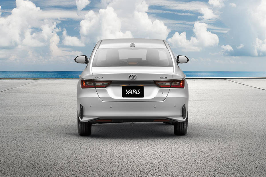 Full Rear View of تويوتا يارس 2023 Full Rear View of تويوتا يارس 2023