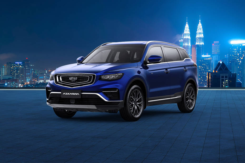 Geely Azkarra Front angle low view Geely Azkarra Front angle low view