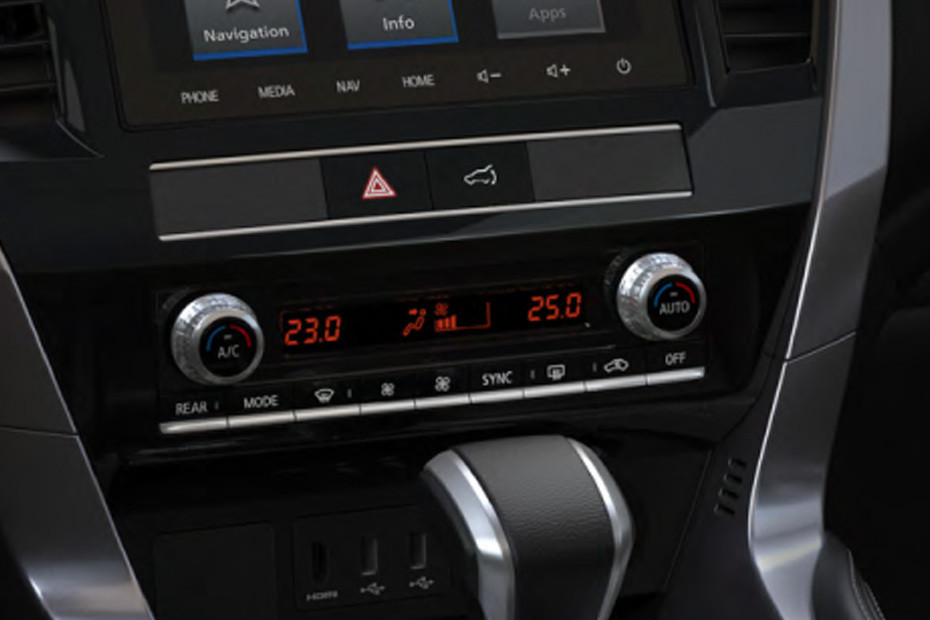 Front AC Controls of Mitsubishi Montero Sport Front AC Controls of Mitsubishi Montero Sport