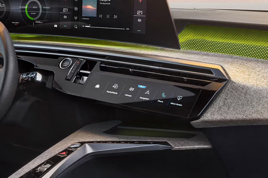 Front AC Controls of Peugeot 5008 Front AC Controls of Peugeot 5008