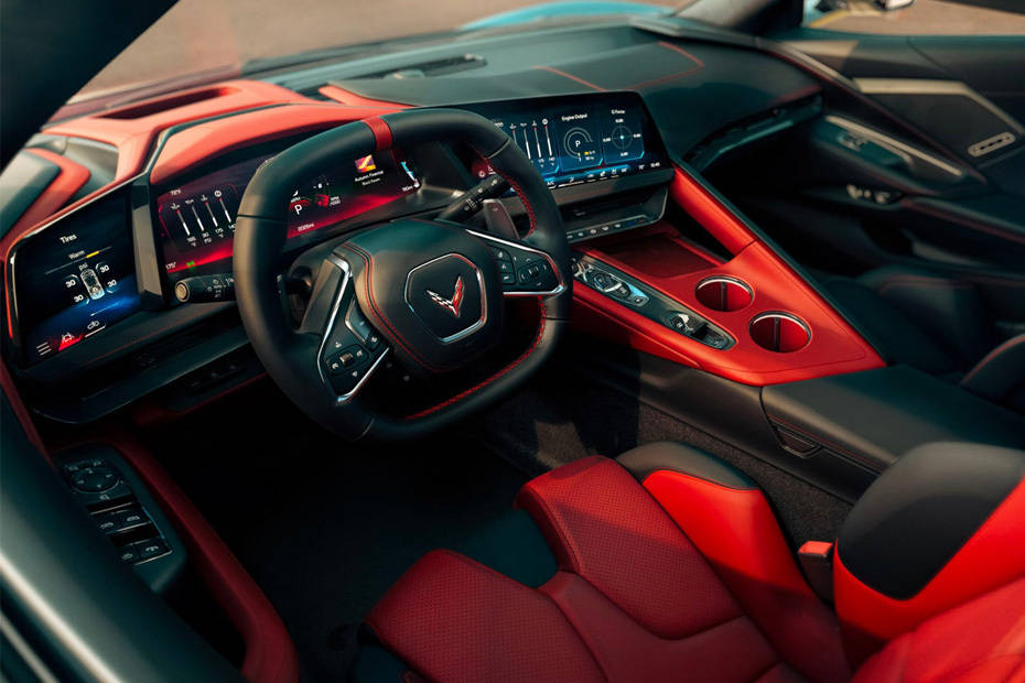 Dashboard View of Corvette Z06 2026 Dashboard View of Corvette Z06 2026
