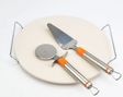 ALVA - 30CM PIZZA STONE WITH LIFTER & CUTTER