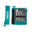 Total Tools Hammer Drill Bits And Chisels Set 10Pcs