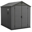 Keter Darwin 6x8ft Shed - Grey