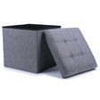 38cm Storage Ottoman Cube Foldable Box