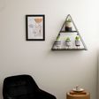 Triangular Geometric Shelf Black