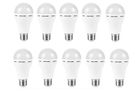 12W Battery Backup Light Bulb E27 (Rechargeable) Pack of 10