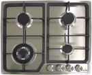 ALVA - 60cm 4-Burner Gas Hob - Stainless Steel