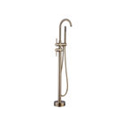 GBB011- Brushed gold floor mounted bath mixer
