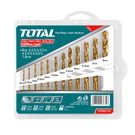 Total Tools HSS Twist Drill Bits Set 12Pcs