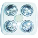 Bathroom Heating Lamp & Light - 4 Lamp - Plastic Finish