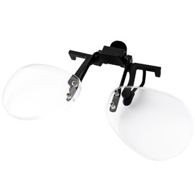 FLIP & FOCUS CLIP ON MAGNIFIER IN PLASTIC SLEEVE