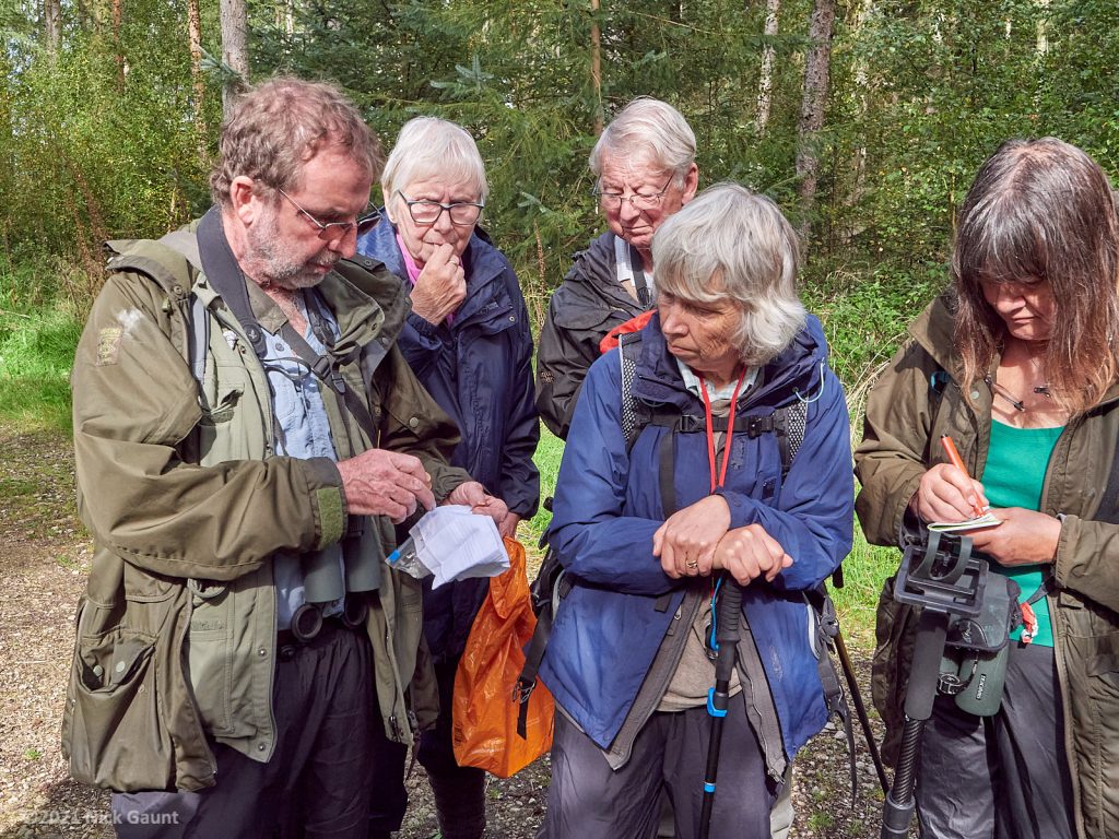 Andy Woodall leading the fungus foray (Nick Gaunt)