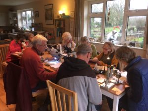 Bryophyte workshop at Staveley
