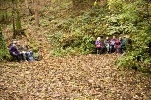 Lunchtime in Hackfall Woods, Nigel Harcourt-Brown