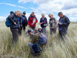 Dave Barlow demonstrating to HDNS  members at South Gare
