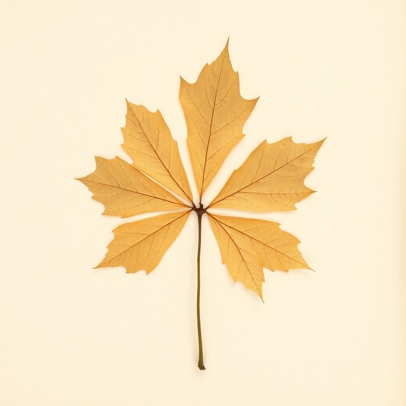 Acer saccharum (Sugar maple) — botanical photograph